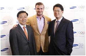 Samsung nombra a David Beckham como su embajador en Londres 2012